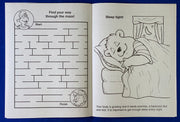 Kids fitness coloring and activity book about healthy habits