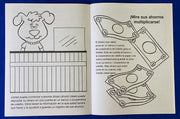 Spanish saving money coloring and activity book for children