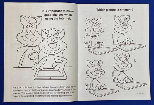 ZoCo - Internet Safety - Coloring & Activity Books