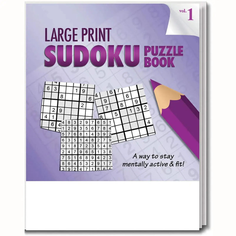 Large Print Sudoku Puzzle Books (Vol. 1) - 8" x 10.5"