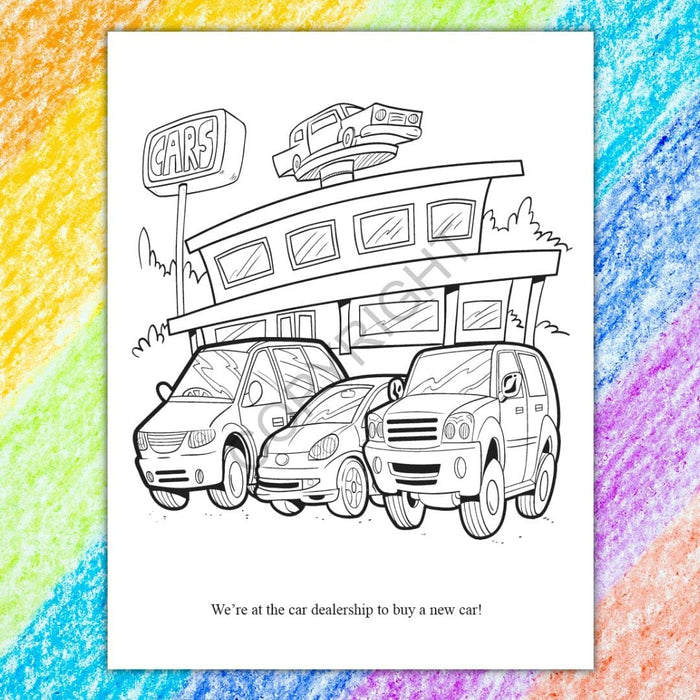 Our New Car Coloring & Activity Books in Bulk