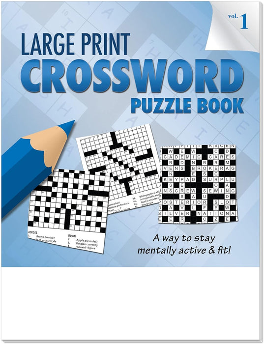 ZoCo - Large Print Crossword Puzzle Books in Bulk (Vol. 1)