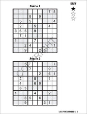Large Print Sudoku Puzzle Books are an ideal item for senior centers, assisted living facilities, nursing homes, schools, libraries and more