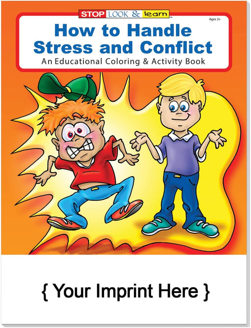 How to Handle Stress and Conflict - Bulk Coloring & Activity Books (250+) - Add Your Imprint
