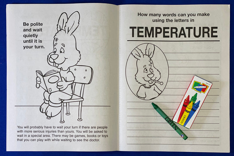 EMTs Help Save Lives educational coloring book inside pages