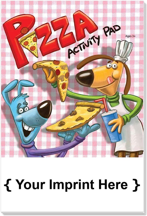 PIZZA Kid's Activity Pads - CUSTOM (500 Pack)