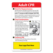 Adult CPR – Custom Safety Magnets® – 3 x 5 – Minimum 100