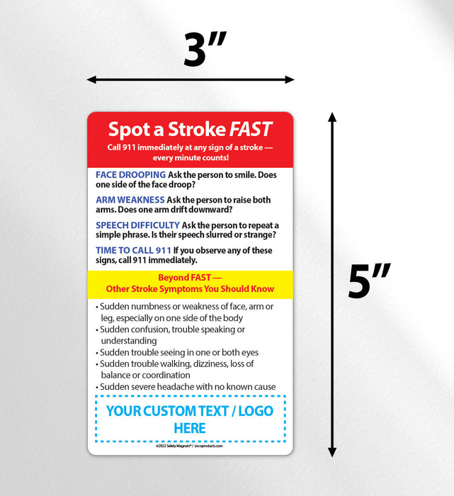 FAST Stroke Custom Safety Magnets by ZoCo Products