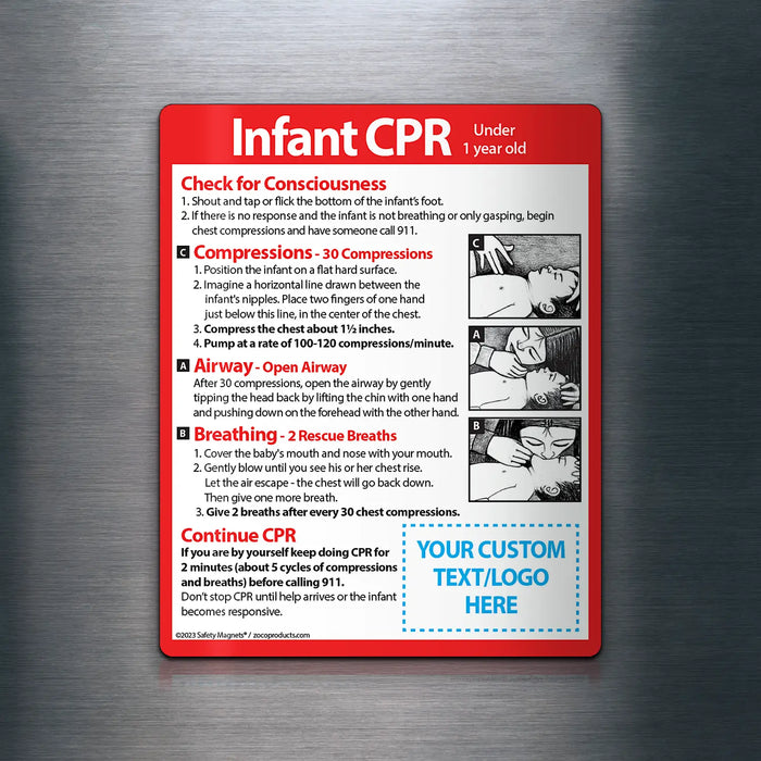 Infant CPR - Magnets  - (Min.Qty 100)