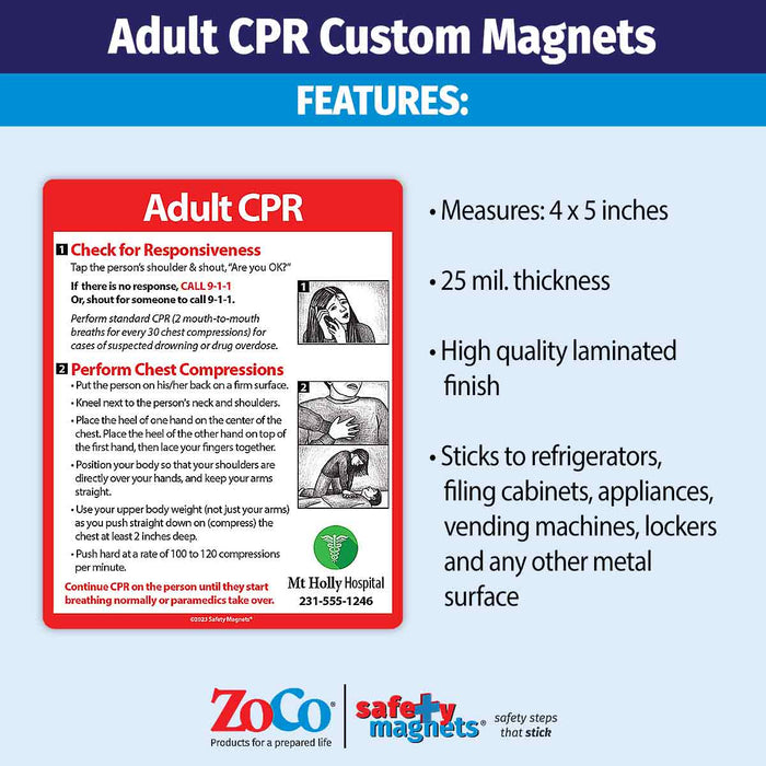 ZoCo - Adult CPR Magnets