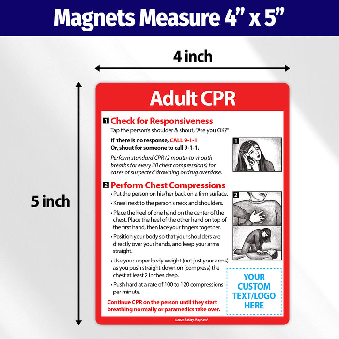 ZoCo - Adult CPR Safety Magnets