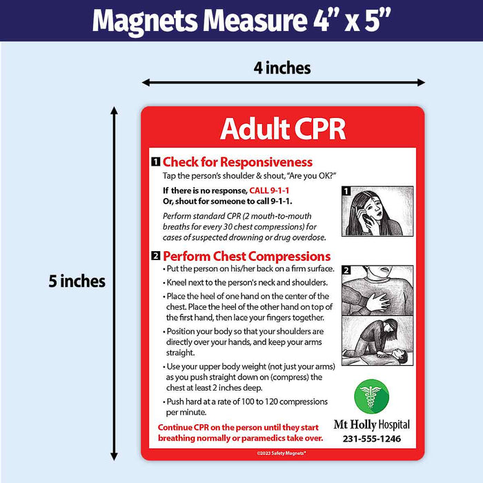 ZoCo - Adult CPR Magnets