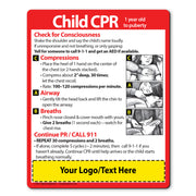 Child CPR — Custom Safety Magnets — 4 × 5 — Minimum 100