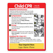 Child CPR — Custom Safety Magnets — 4 × 5 — Minimum 100