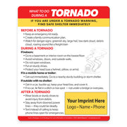 Tornado Safety — Custom Safety Magnets — 4 × 5 — Minimum 100