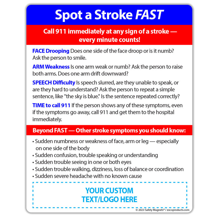 ZoCo - FAST Stroke Magnet - 4x5 (Min Qty 100)