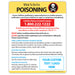 Poisoning First Aid Magnet - 4x5 (Min Qty 100) - FREE Customization