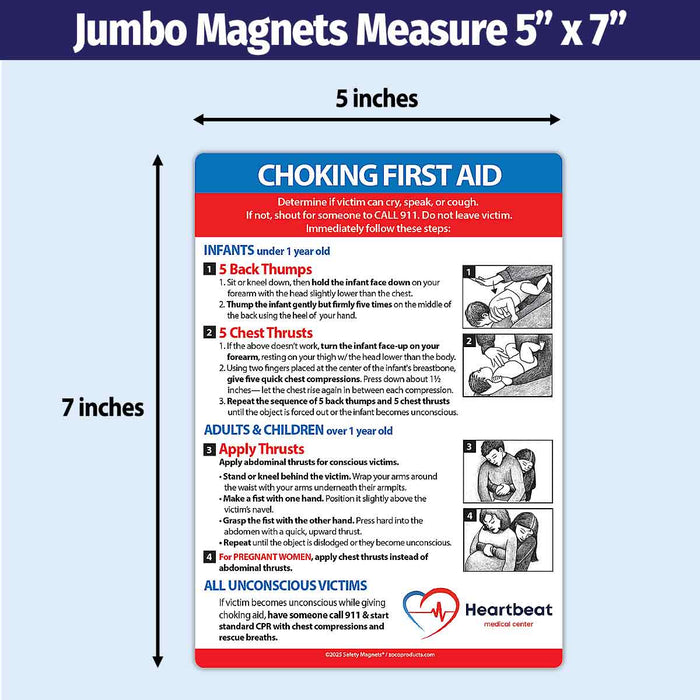 Choking First Aid for Infant, Child, & Adult - Safety Magnets®