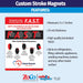 Safety Magnets - FAST Stroke Warning Signs Magnet - Add Your Imprint