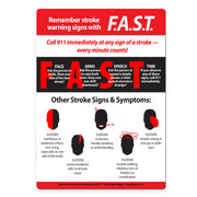 FAST Stroke Warning Signs refrigerator magnet