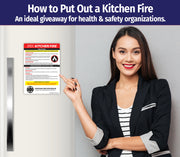 How to Put Out a Kitchen Fire - Custom Magnets