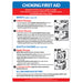 Choking First Aid for Infant, Child, & Adult - Fridge Magnet - by Safety Magnets