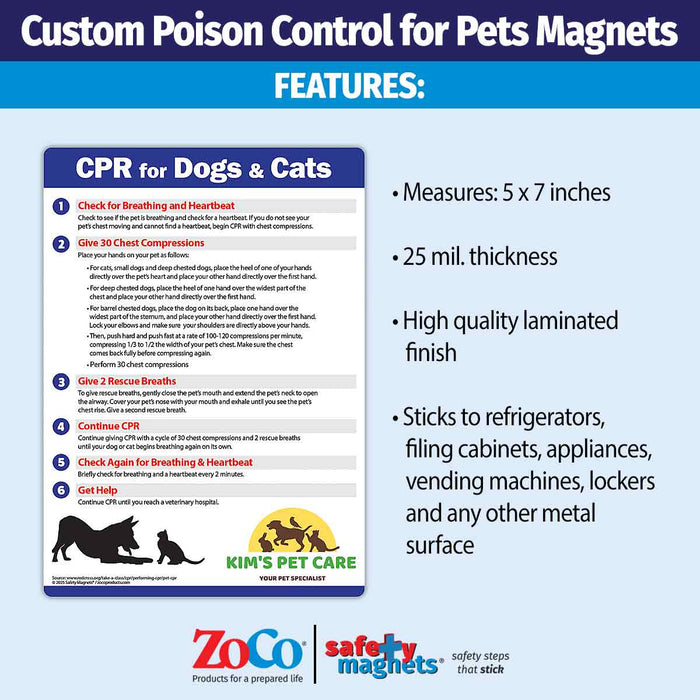 ZoCo - CPR for Dogs & Cats Custom Magnets