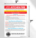 How to Put Out a Kitchen Fire Custom Magnet by ZoCo Products