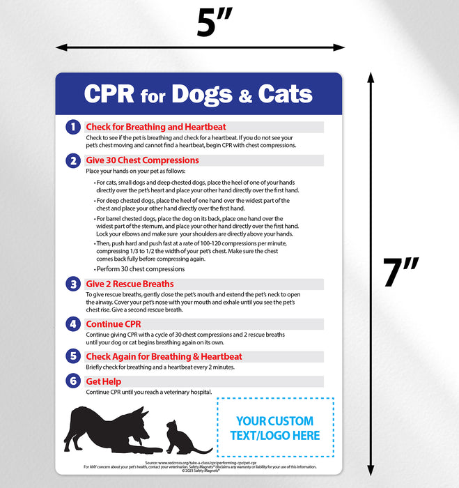 CPR for Dogs & Cats Custom Magnets by ZoCo Products