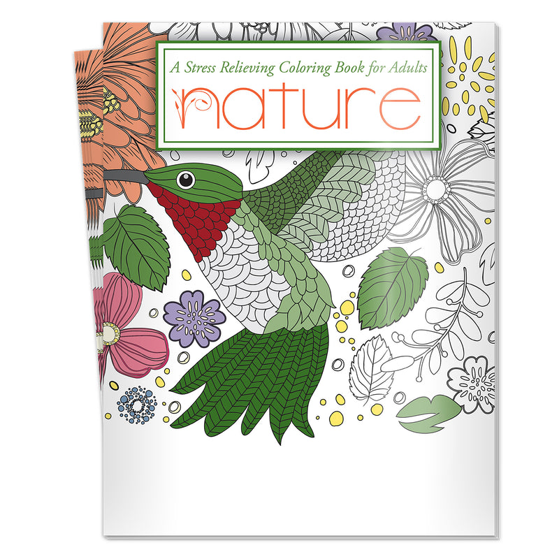 NATURE - Adult Stress Relieving Coloring Books in Bulk