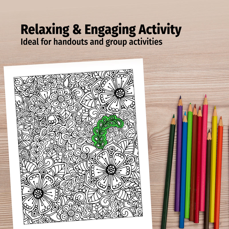 NATURE - Adult Stress Relieving Coloring Books in Bulk