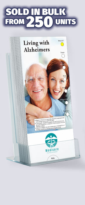 ZoCo - Living With Alzheimer's Slide Charts (Qty 250) - Customize with Your Imprint