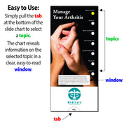 Manage Your Arthritis Custom Slide Charts - 3.75 x 8.5 - Min Qty 250