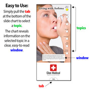 Living with Asthma Custom Slide Charts - 3.75 x 8.5 - Min Qty 250
