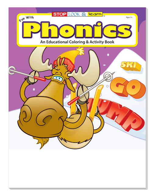 25 Pack - Fun With Phonics Kid's Educational Coloring & Activity Books