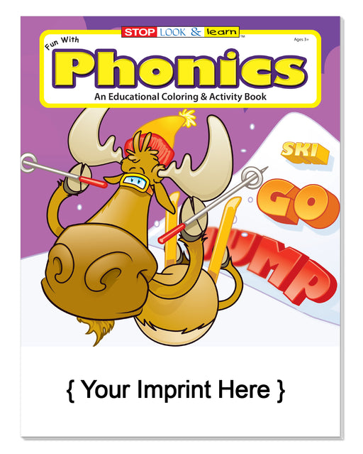 Fun with Phonics - Custom Coloring & Activity Books in Bulk (250+) Add Your Imprint