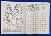 Inside pages of Gangs Are Not For You kids coloring and activity book