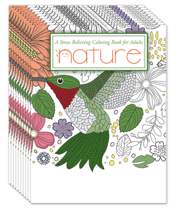 ZoCo - Adult Coloring Books | NATURE: Stress Relieving Coloring Books