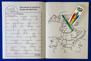 Spanish holiday coloring and activity book for children