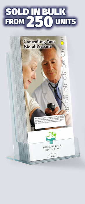 ZoCo - Controlling Your Blood Pressure Slide Charts (Qty 250) - Customize with Your Imprint