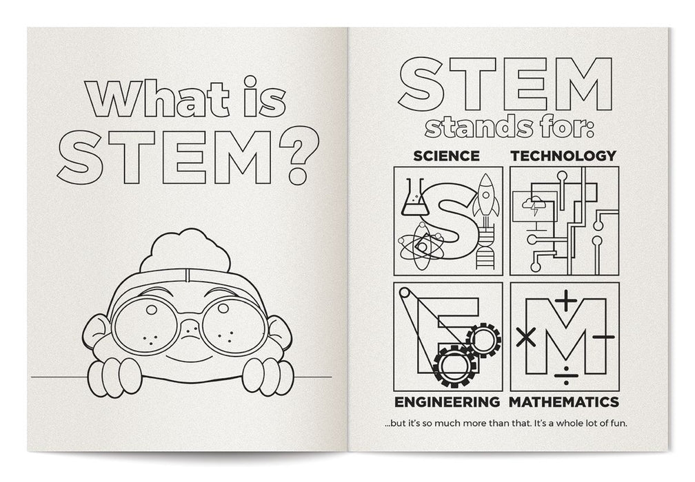 ZoCo - Learning About STEM - Coloring & Activity Books