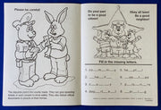 Inside pages of Your Sheriff Is Your Friend kids coloring and activity book