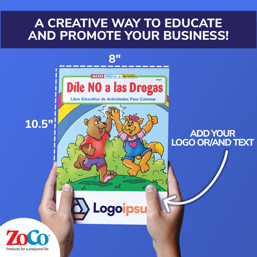 ZoCo - Be Smart, Say NO to Drugs (Spanish Version) - Coloring & Activity Books