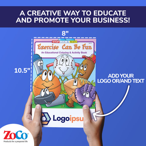 ZoCo - Exercise Can Be Fun - Coloring & Activity Books