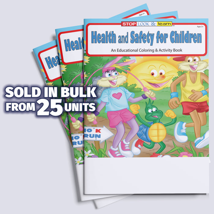 ZoCo - Health & Safety for Children - Coloring & Activity Books in Bulk