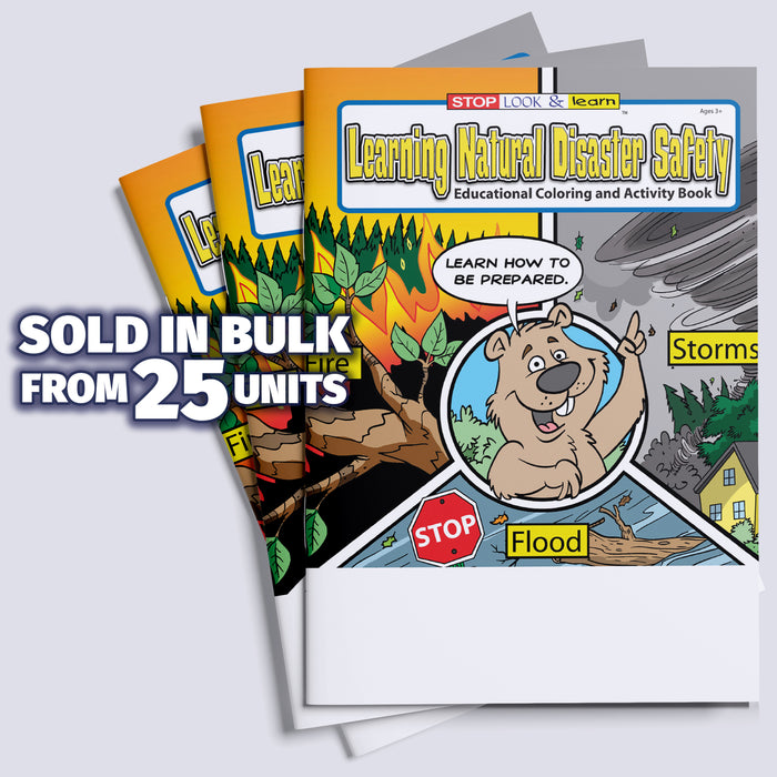 ZoCo - Learning Natural Disaster Safety - Coloring & Activity Books