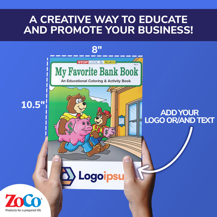 ZoCo - My Favorite Bank - Coloring & Activity Books