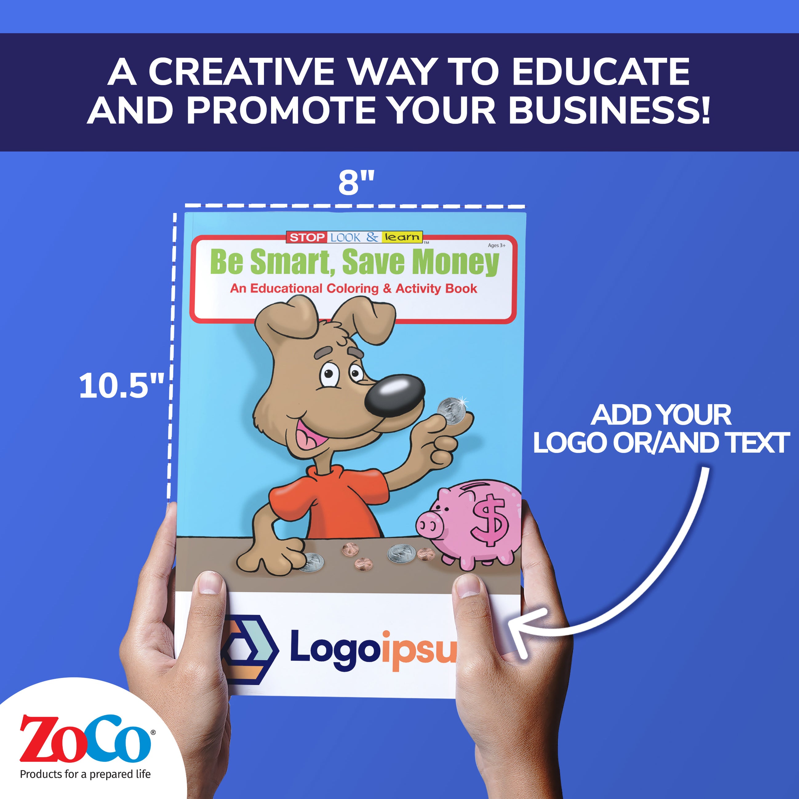 Be Smart, Save Money Educational Coloring & Activity Books — ZoCo Products