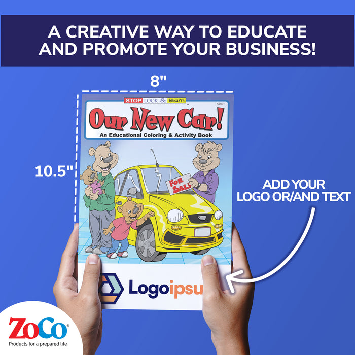 ZoCo - Our New Car - Coloring & Activity Books