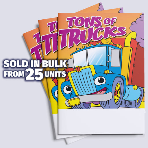 ZoCo - Tons of Trucks - Coloring and Activity Books